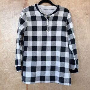 Plaid Long Sleeve Women's Top